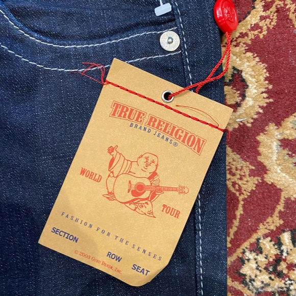 NWT Ladies True Religion Style Julie Chainball Size 25 Skinny Low Rise - Picture 3 of 9